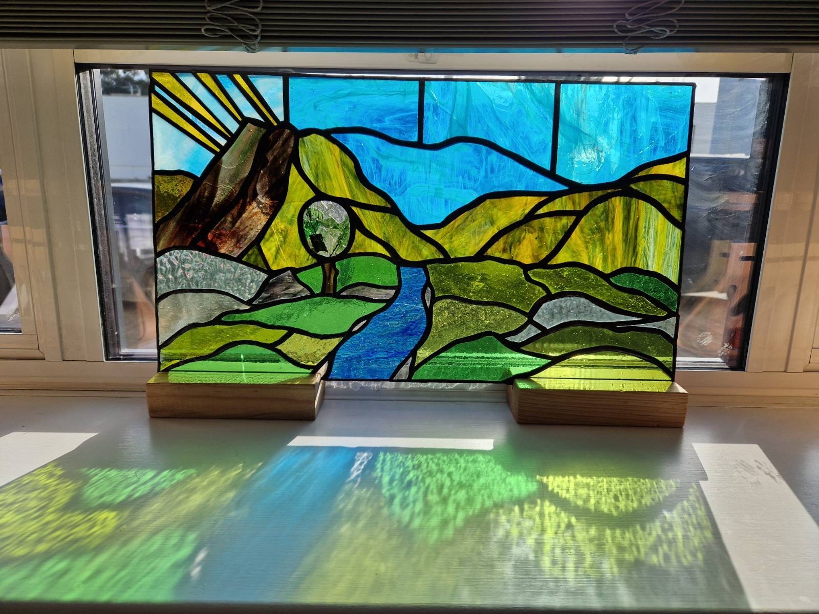 Stained Glass Art Panel