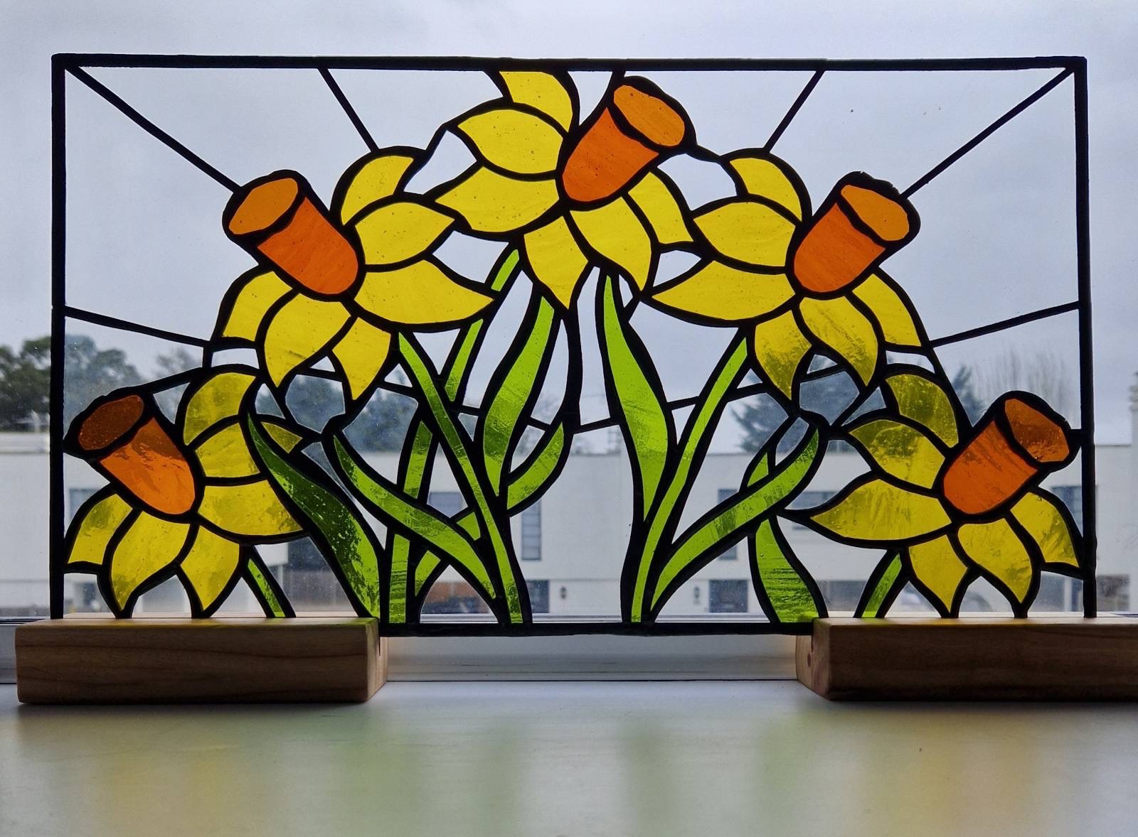 Stained Glass Art Panel