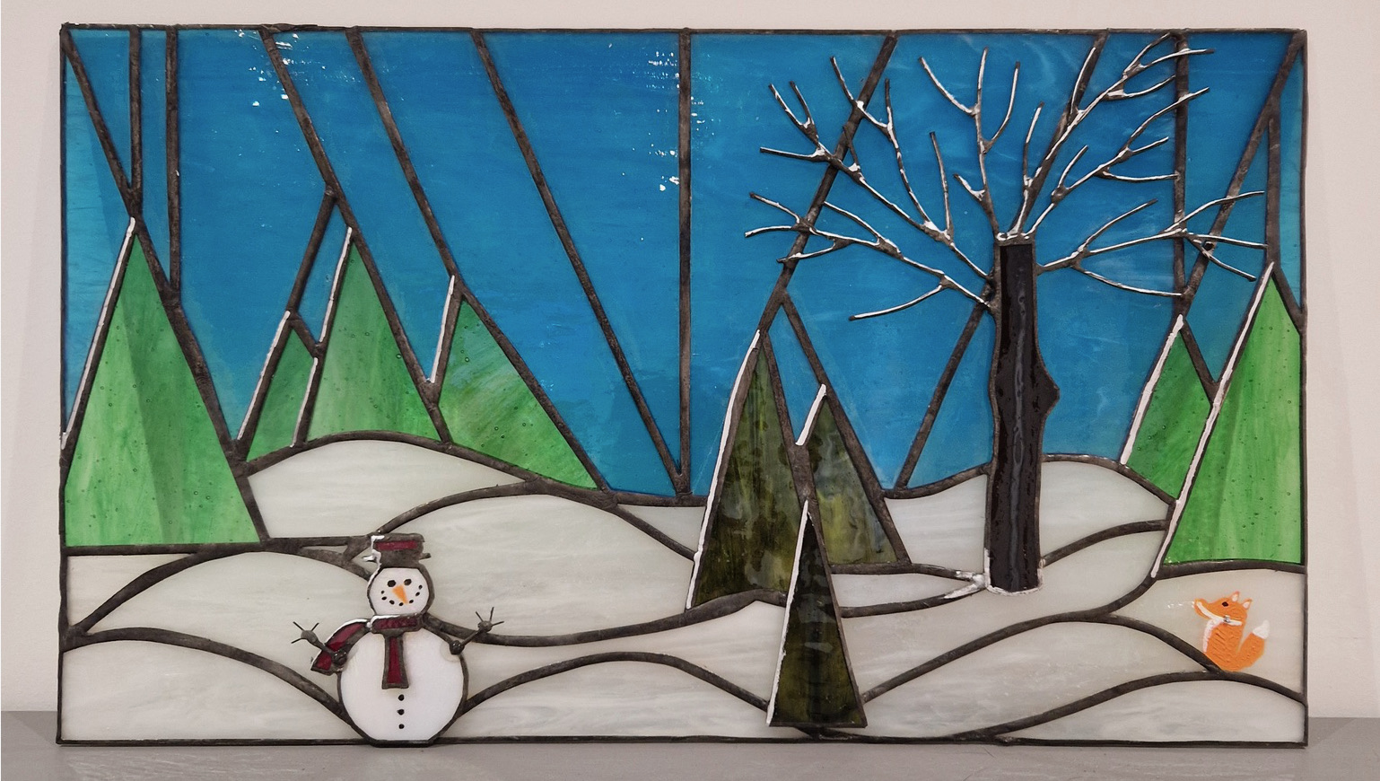 Stained Glass Art Panel