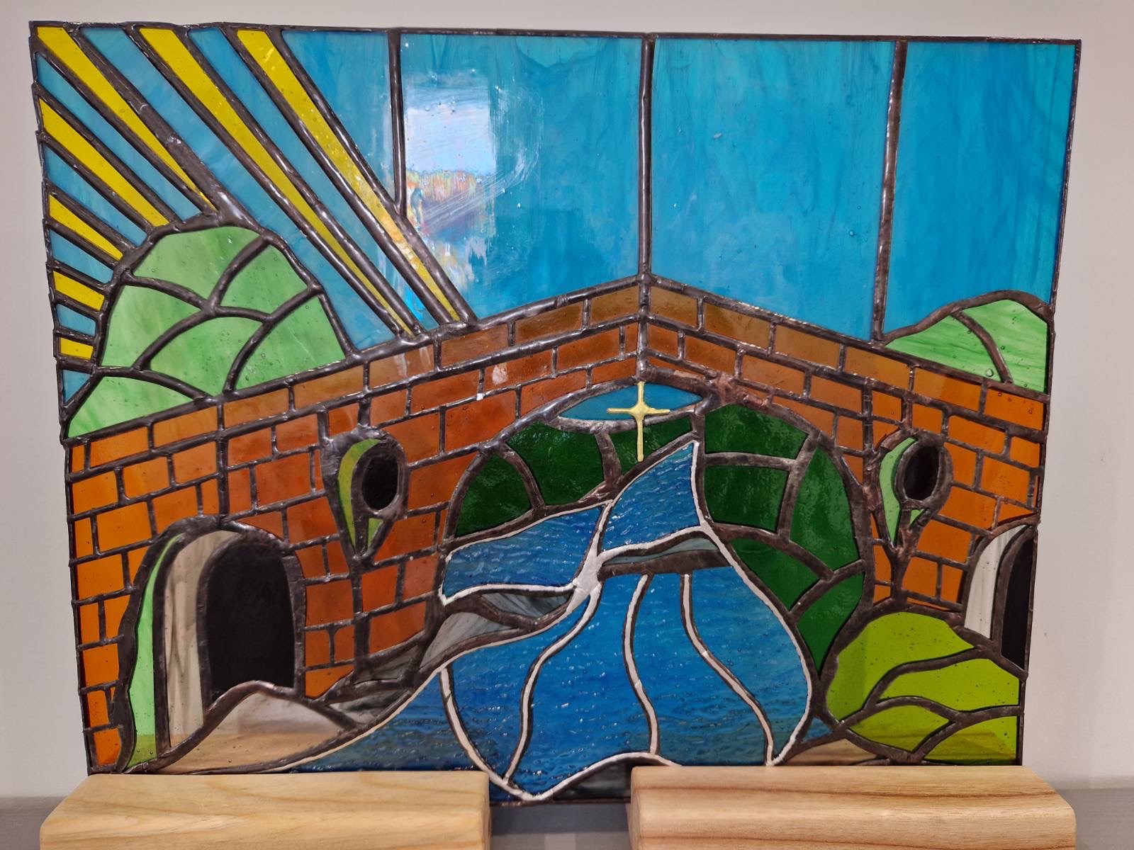 Stained Glass Art Panel