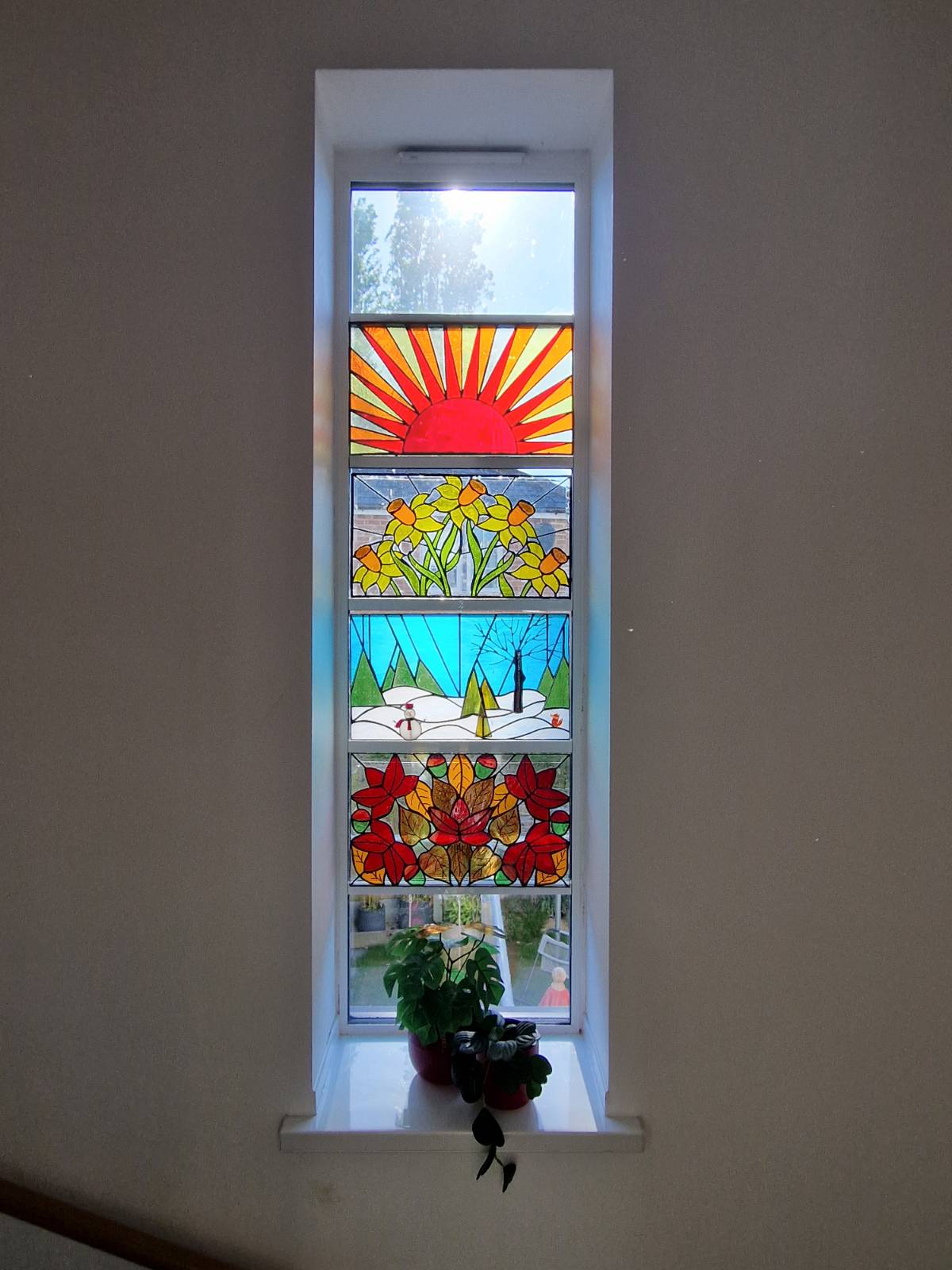 Stained Glass Art Panel